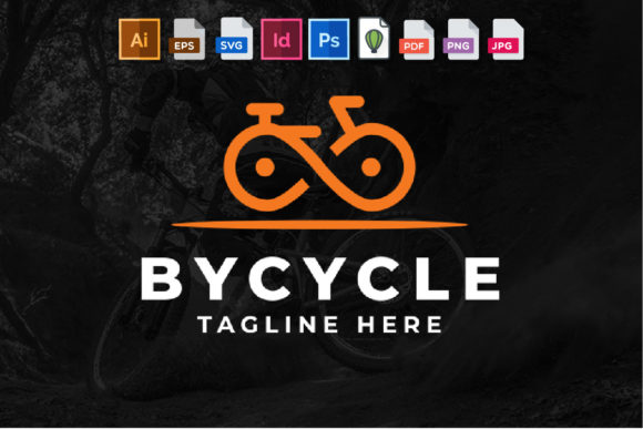 A Dynamic Bicycle Logo for Modern Branding