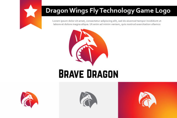 Brave Strong Dragon Fly Technology: A Logo for Digital Dominance