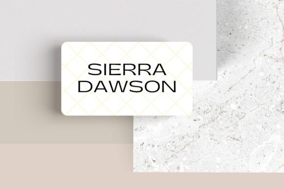 Editable Canva Business Card #65: Your Brand's First Impression