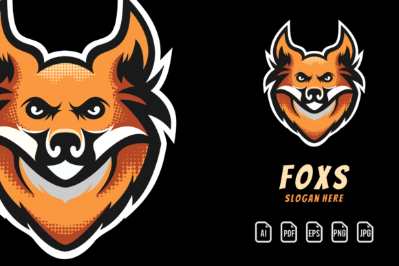 Foxs and This Logo Template: A Creative Edge for Your Designs