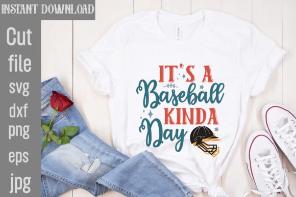 It's a Baseball Kinda Day SVG: A Design Asset for Every Project