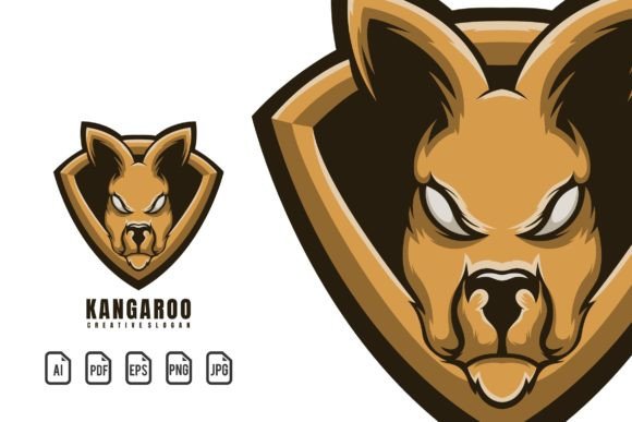 Kangoroo Mascot Logo: Your Versatile Template for Dynamic Branding