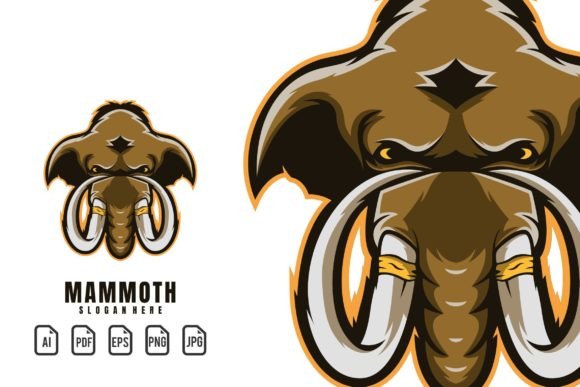 Mammoth Mascot Logo: The Ultimate Vector Template for Bold Branding