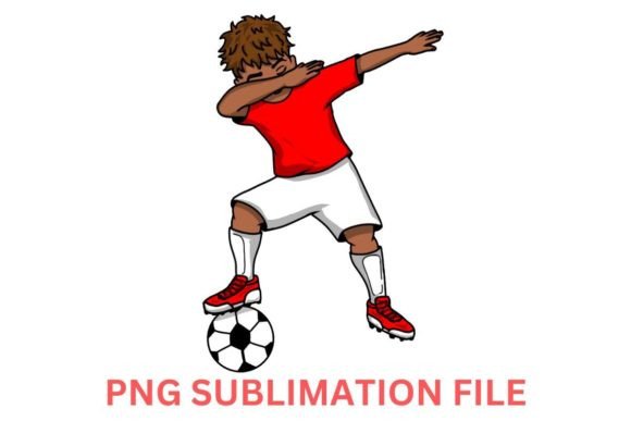 Score Big with Soccer Dabbing PNG Sublimation for Your Projects