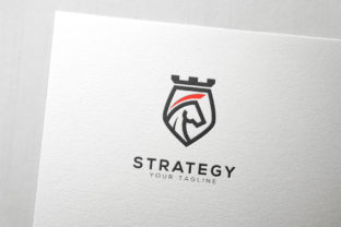 Strategic Branding: The Knight Chess Strategy Logo Design