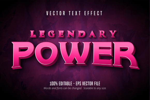 Unleash Creative Might with the Legendary Power Text Effect
