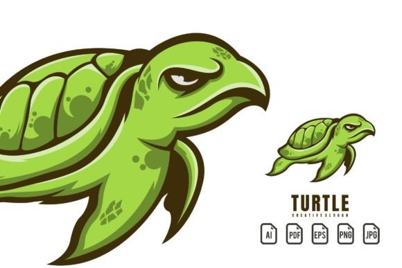 Unleash Your Brand's Strength with a Turtle Mascot Logo