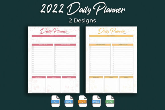Your Ultimate 2022 Daily Planner: Print-Ready KDP & Editable Templates